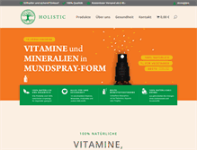Tablet Screenshot of holistic.eu